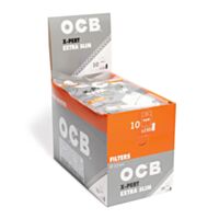 Caixa de filtros para redução de danos no resfriamento e purificação da fumaça, feitos de acetato, da marca OCB, modelo X-Pert, tamanho normal, 5,2mm