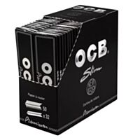 Caixa de Seda OCB Premium King Size Slim, display montado