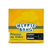 Piteira de Vidro Hippie Bong Mix 5, 6 e 7mm – Acompanha bucal e limpador, proporcionando resfriamento da fumaça, mais conforto e reutilização prática