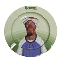 Cinzeiro de Metal G-Rollz Pets Rock, estampa Tupac, visão frontal