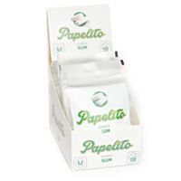 Caixa de filtro para baseado feito de acetato, tamanho regular/normal (1,5cm), modelo slim, marca Papelito