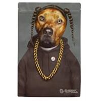 Saco Ziplock G-Rollz Pets Rock Snoop Dogg Grande, visão frontal