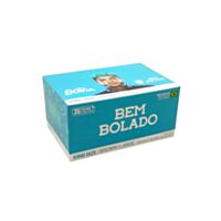 Caixa de Seda Bem Bolado Sabotage Brown King Size Large, display montado, visão diagonal