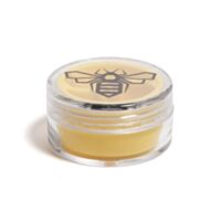 Slick pote de acrílico com silicone gastronômico da marca Cultura Dab, modelo Mix com capacidade de 10ml, cor amarelo, modelo abelha
