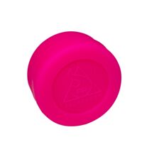 Slick pote de silicone gastronômico com fechamento hermético da marca Squadafum, com capacidade de 10ml, cor rosa